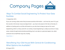 Tablet Screenshot of companypages.biz